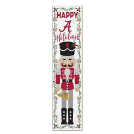 Jardine - Alabama Crimson Tide 11" x 46" Nutcracker Holiday Leaner Sign - White