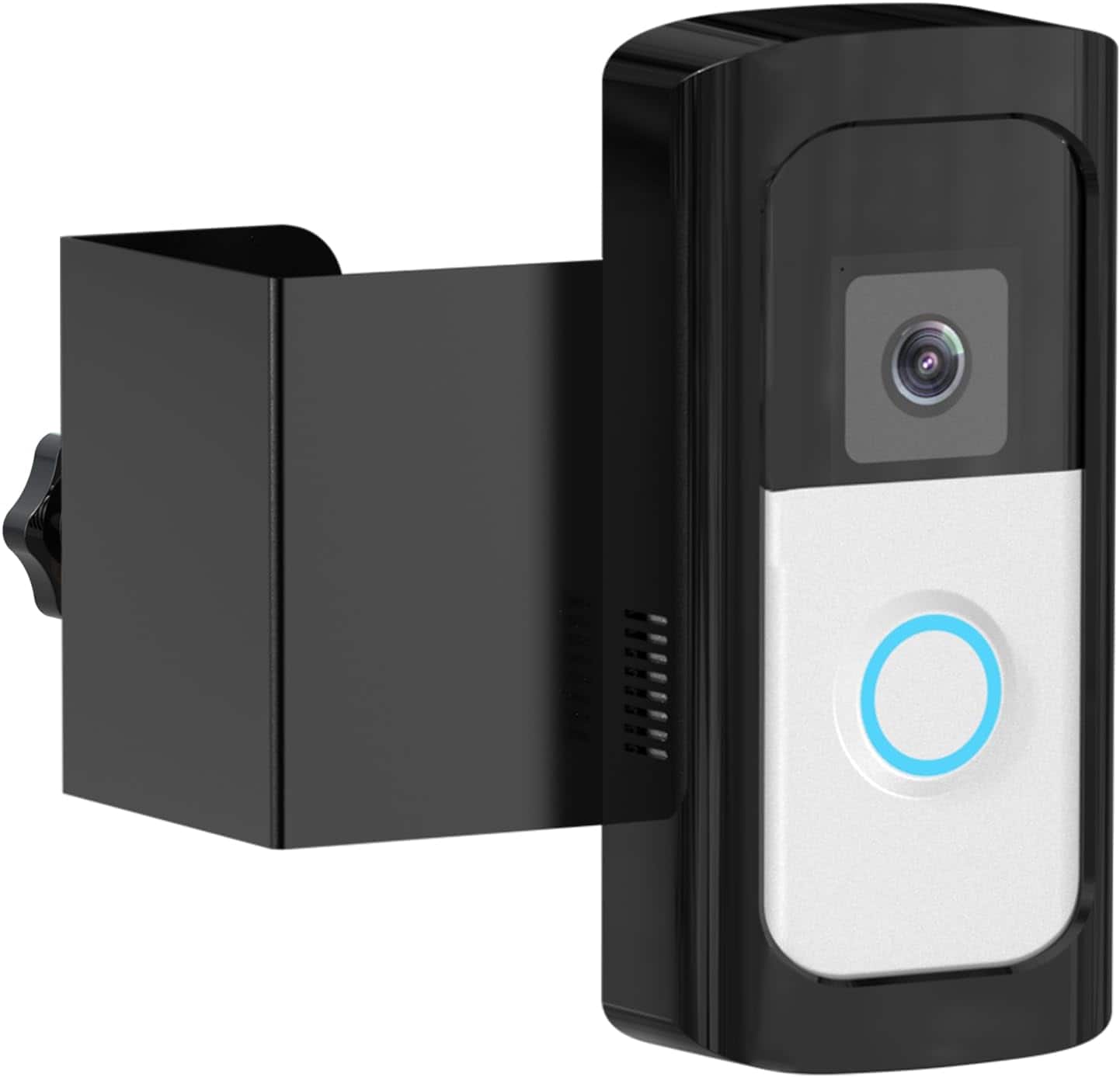 Schertz - Battery Doorbell Plus/Pro for Homes, Apartments, and Rentals, Anti-Theft - Black