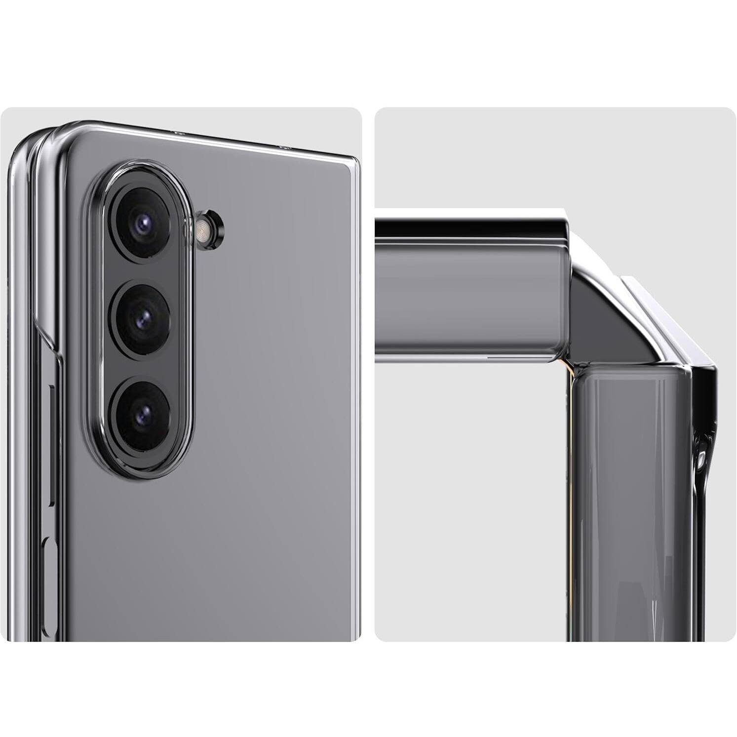 Alt View 16. SaharaCase - Venture Series Hard-Shell Case for Samsung Galaxy Z Fold6 - Clear.