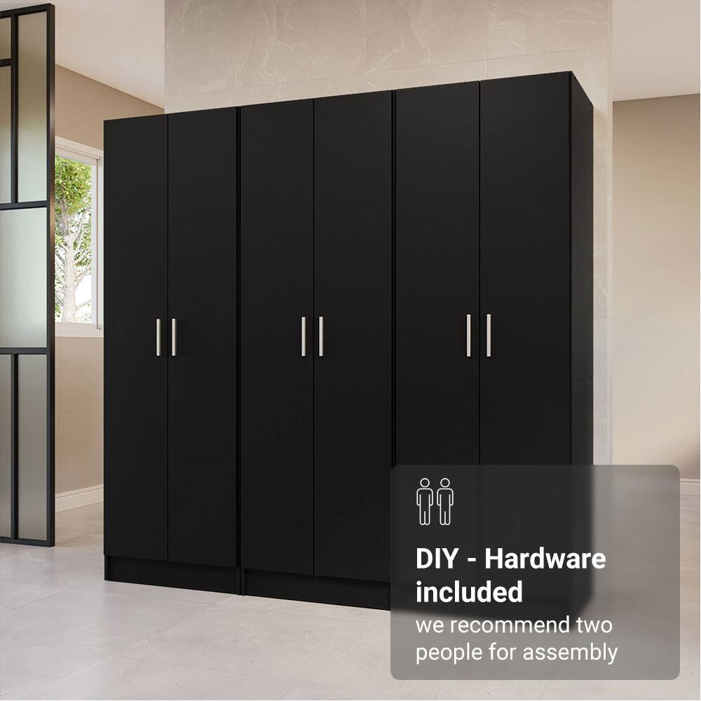 DIY - Hardware included  
we recommend two people for assembly