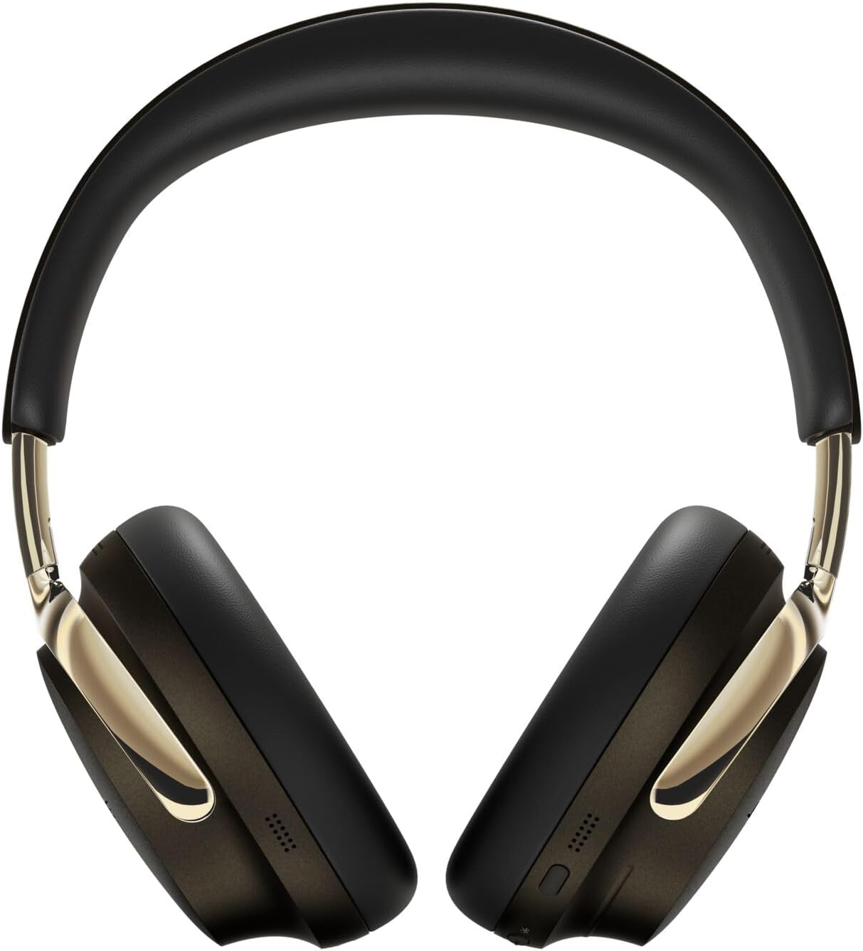Left. Bose - Bose QuietComfort Ultra Bluetooth Headphones (2nd Gen) Bundle with Fast Charger, Noise Cancelling (Desert Gold) - Desert Gold.