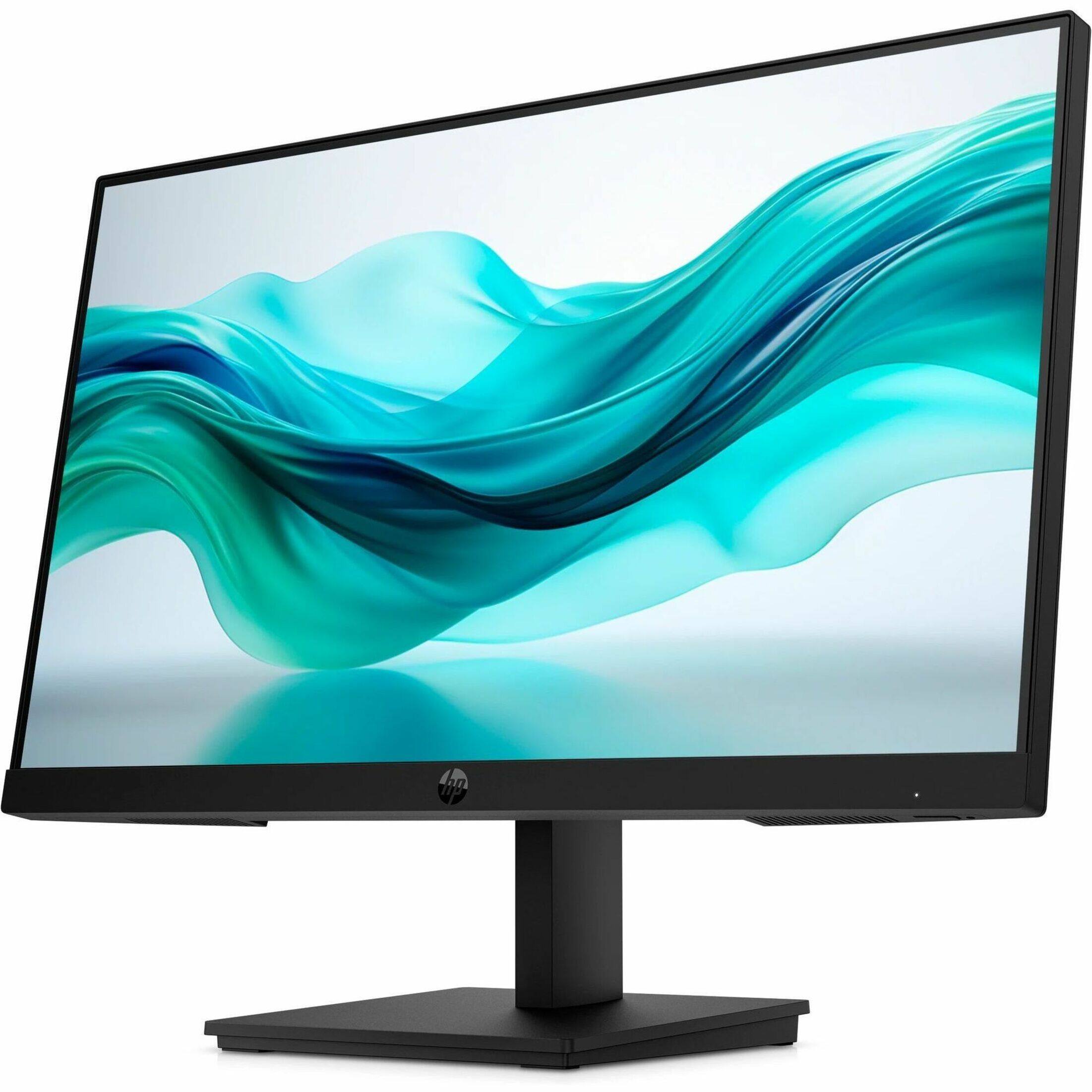 Left. HP - 21.5" IPS LCD FHD 100Hz Monitor (VGA, HDMI) - Black.