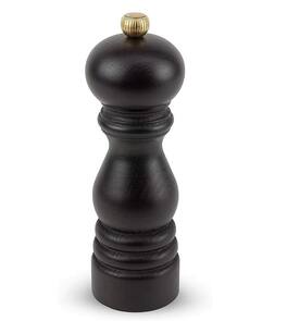 FINEAK - Paris Adjustable Manual Pepper Mill, Chocolate Beechwood - Black