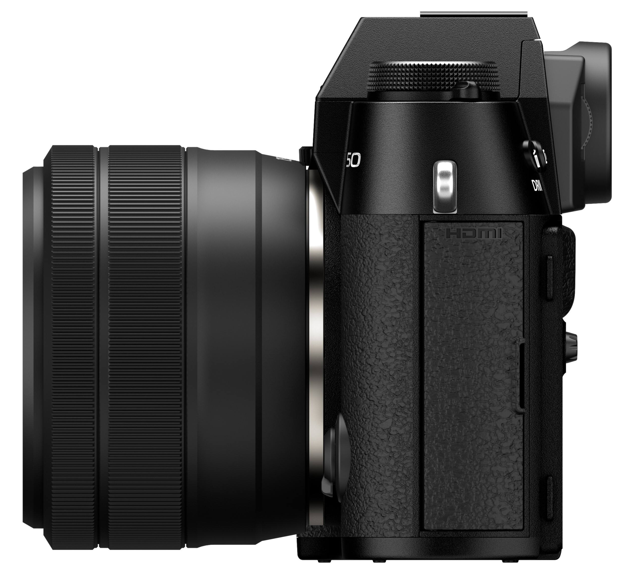 Back. Fujifilm - X-T50 Mirrorless Camera with XC15-45mmF3.5-5.6 OIS PZ Lens - Black.