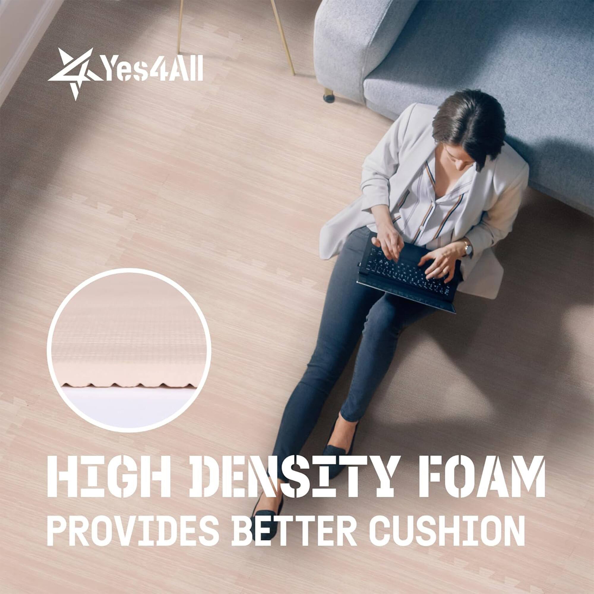 Yes4All HIGH DENSITY FOAM PROVIDES BETTER CUSHION