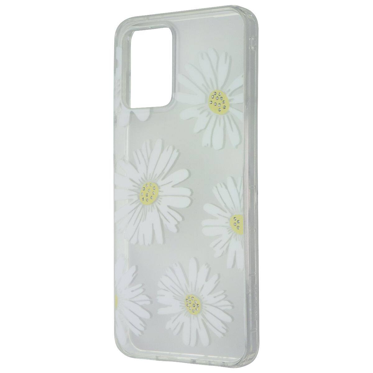 Front. Mybat Pro - Mybat Mood Series Case for Motorola Moto G 5G (2023) - Happy (Clear/Daisy) - Multicolor.