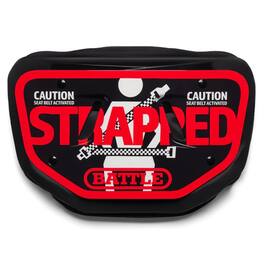 Battle Sports - Backplate, "Strapped", Adult - Black/Red