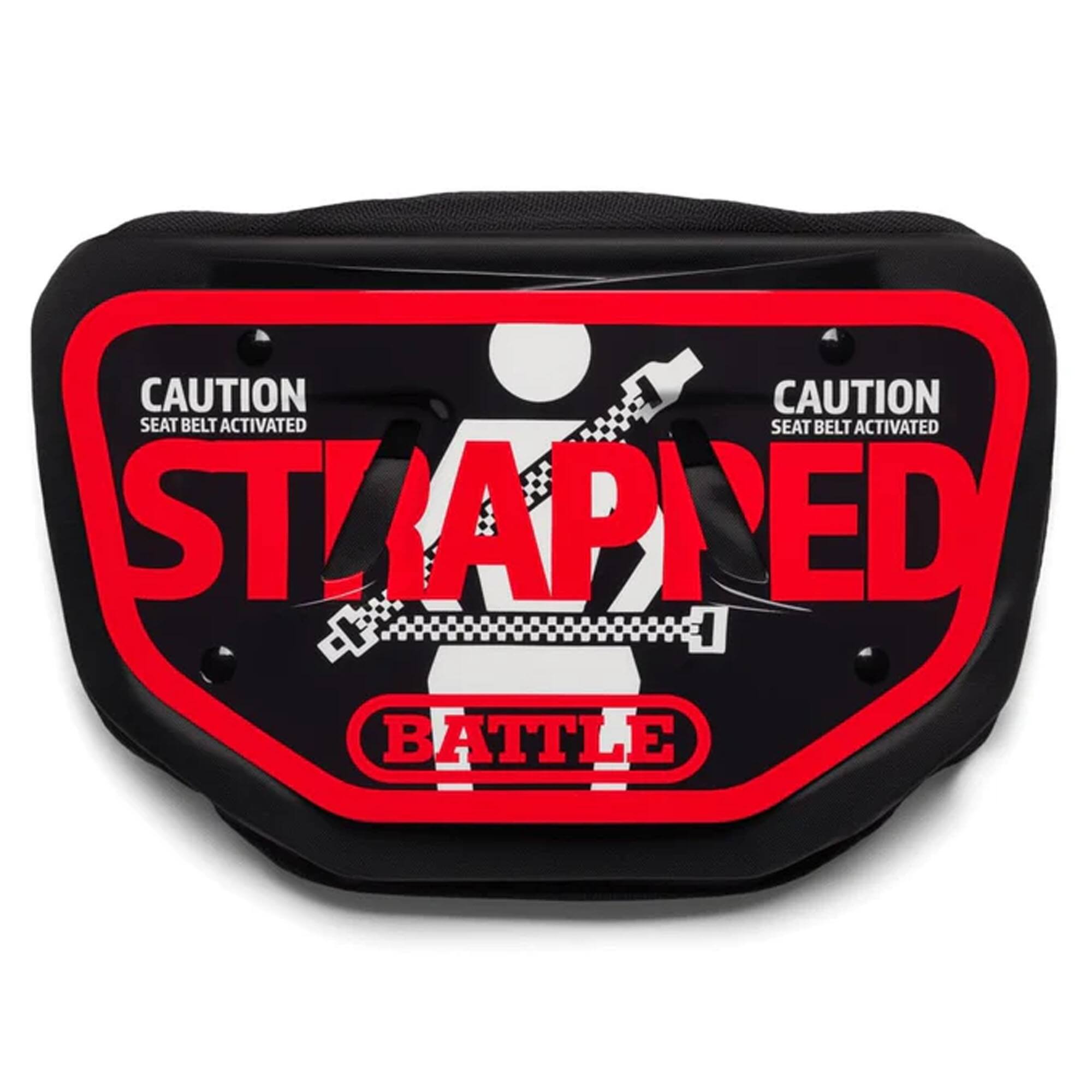 CAUTION SEAT BELT ACTIVATED  
STRAPIED  
BATTLE  
CAUTION SEAT BELT ACTIVATED