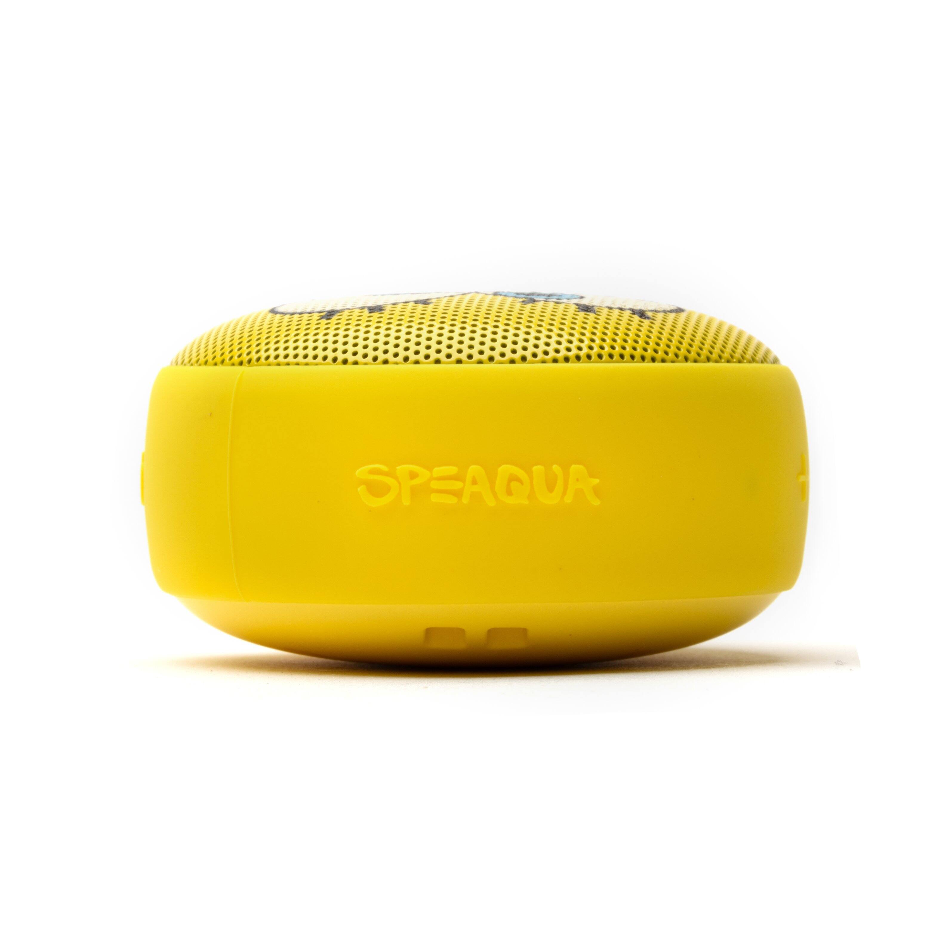 Left. Speaqua - Cruiser Portable Waterproof Compact Bluetooth Speaker - Spongebob Silly - SpongeBob Silly.