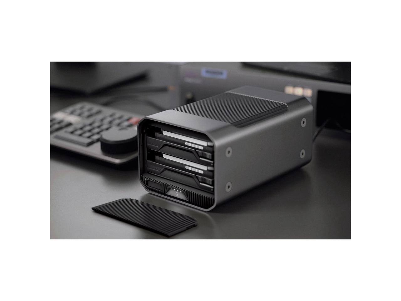 Alt View 2. Western Digital - WD SanDisk 24TB G-RAID PROJECT 2 External Desktop Hard Drive #SDPHK2H-024T-NBAAD.