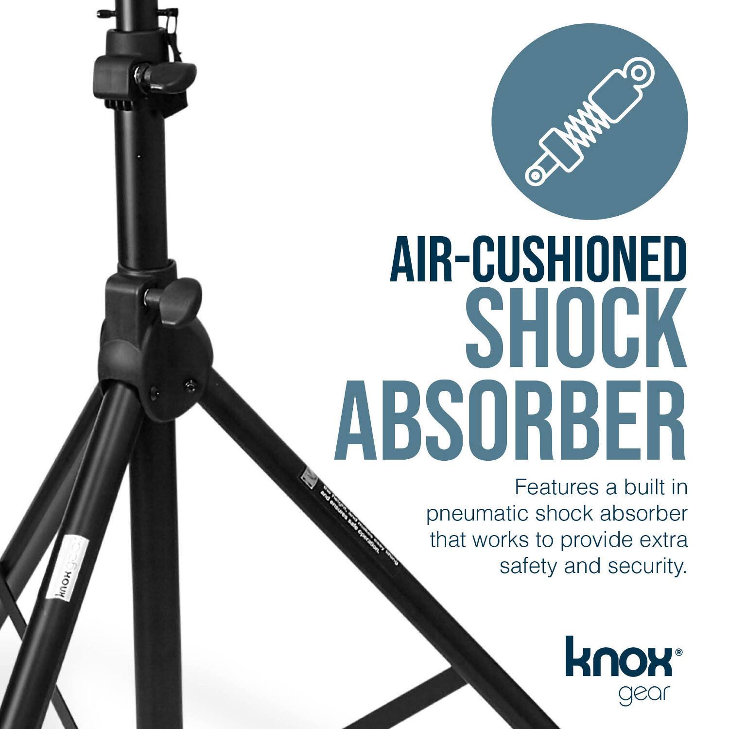AIR-CUSHIONED SHOCK ABSORBER

Features a built-in pneumatic shock absorber that works to provide extra safety and security.

knox gear