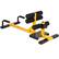 Front. Costway - 3-in-1 Sissy Squat Push Up Ab Workout Home Gym Sit Up Machine Height Adjustable - Black/Yellow.