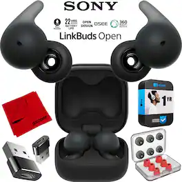 Sony - LinkBuds Open Truly Wireless Earbud Headphones with 1 Year Warranty