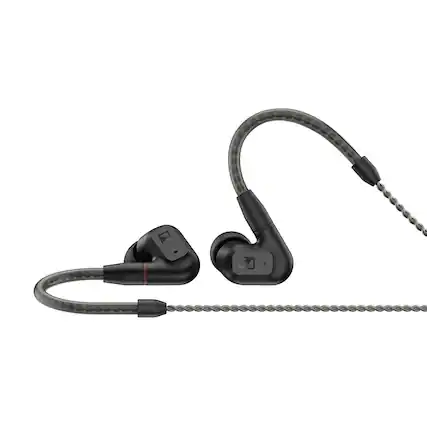 Front. Sennheiser - Sennheiser - IE 200 In-Ear Audiophile Headphones - Black.