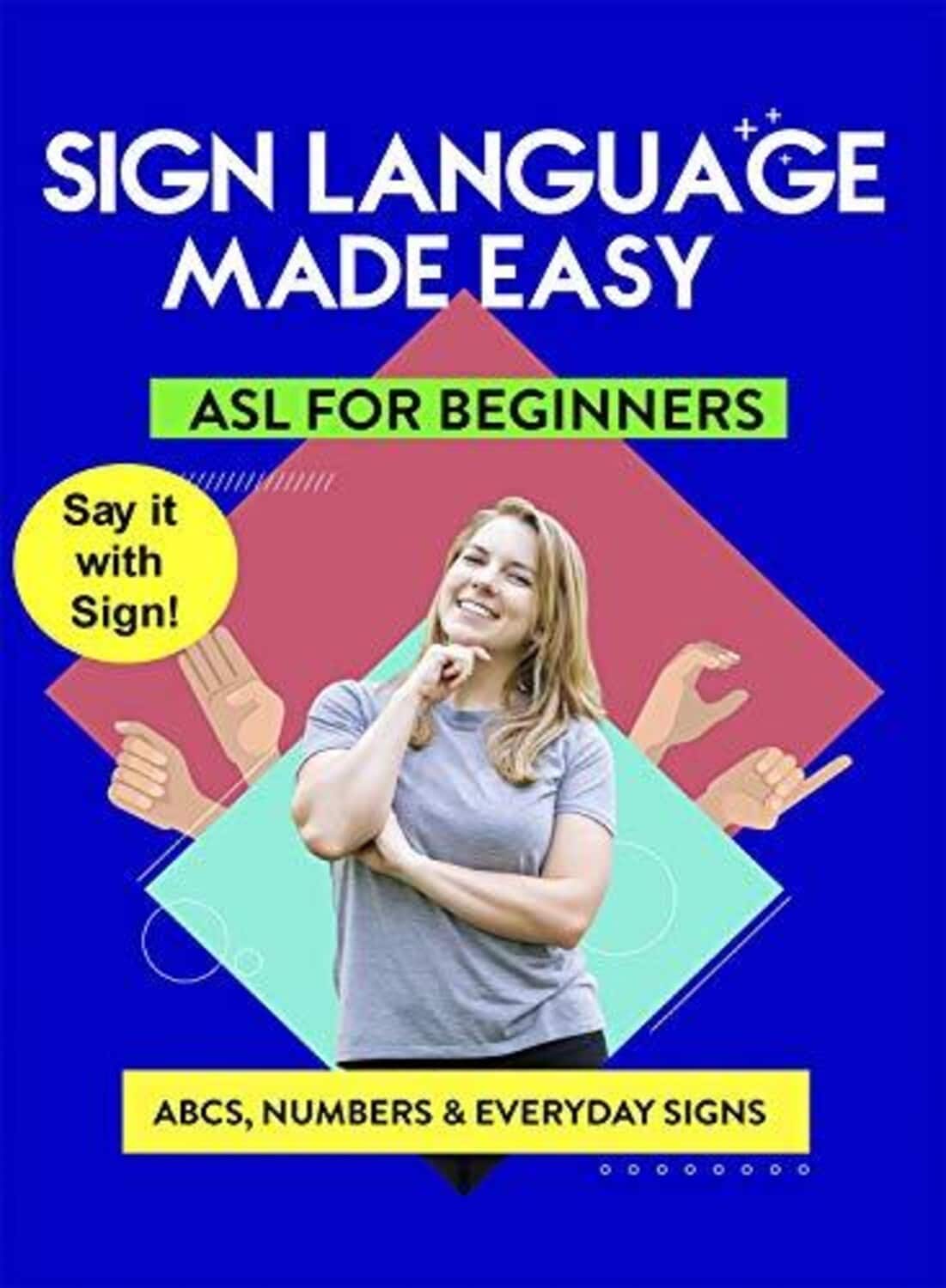 American Sign Language - Learn ABCs, Numbers, Fingerspelling, Colors,Grammar Basics & Everyday - DVD
