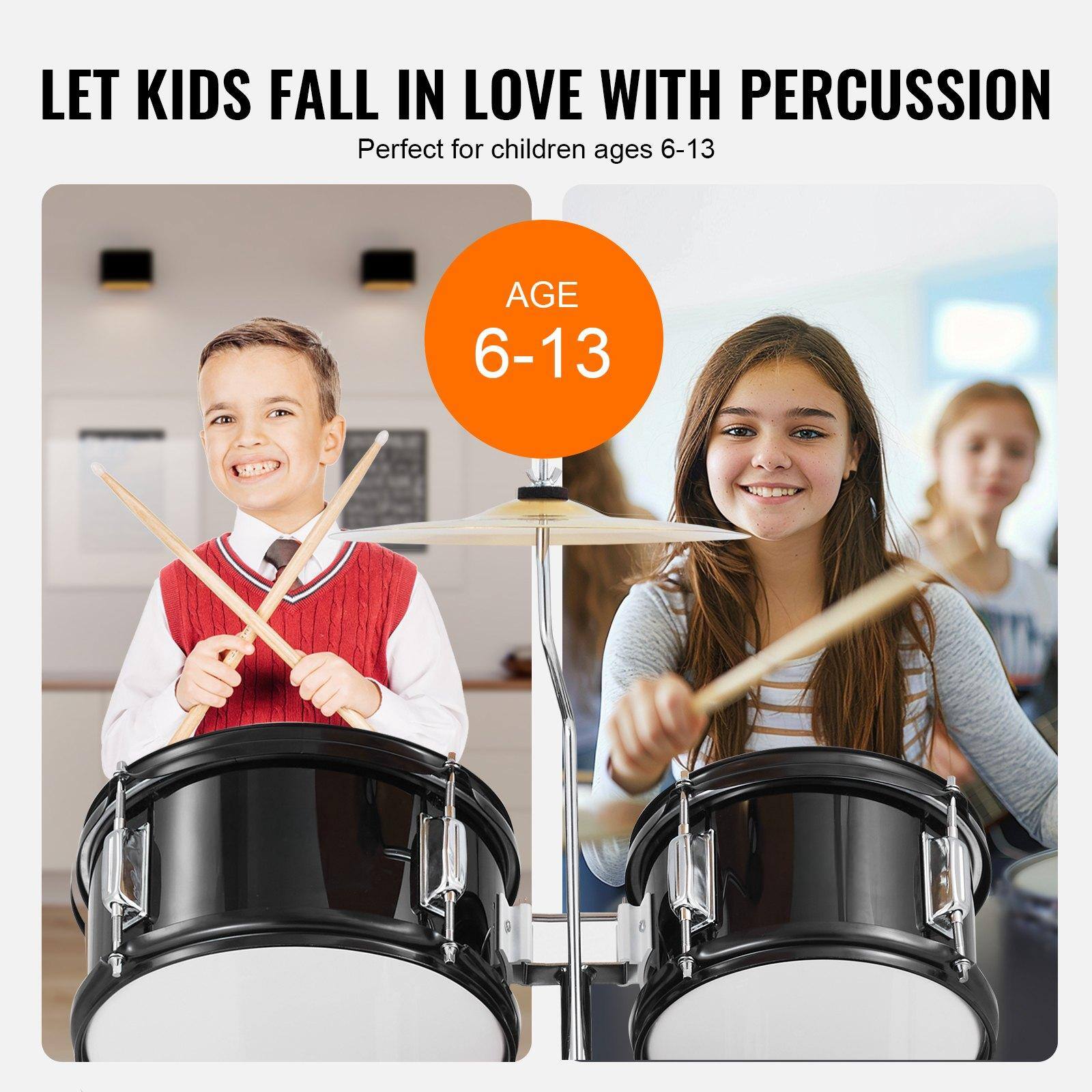 LET KIDS FALL IN LOVE WITH PERCUSSION  
Perfect for children ages 6-13  

AGE 6-13