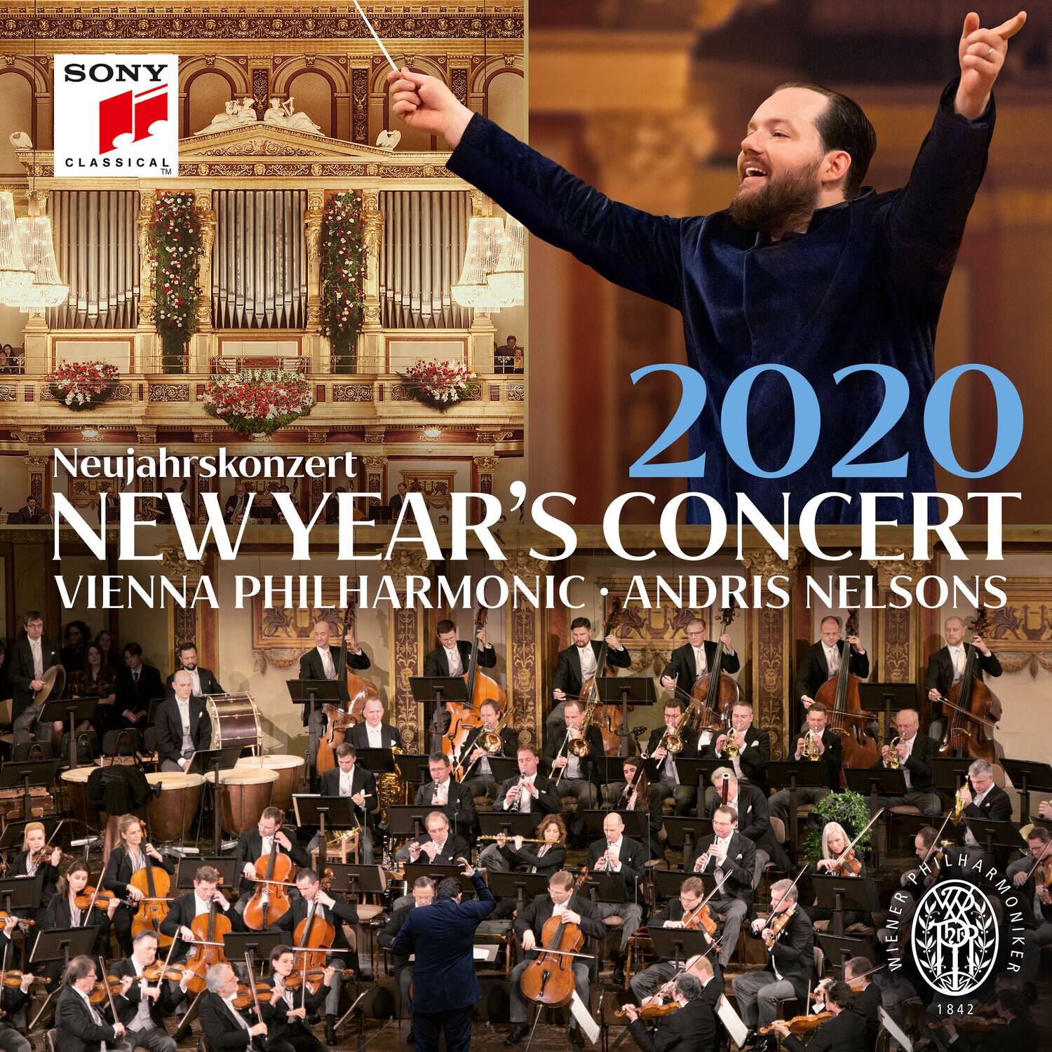 SONY CLASSICAL

Neujahrskonzert  
NEW YEAR'S CONCERT  
VIENNA PHILHARMONIC  
ANDRIS NELSONS

2020

WIENER PHILHARMONIKER  
1842
