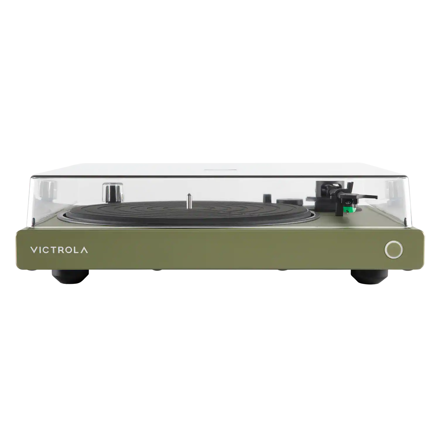 Alt View 5. Victrola - Victrola Wave Bluetooth Turntable with Auracast - Green.