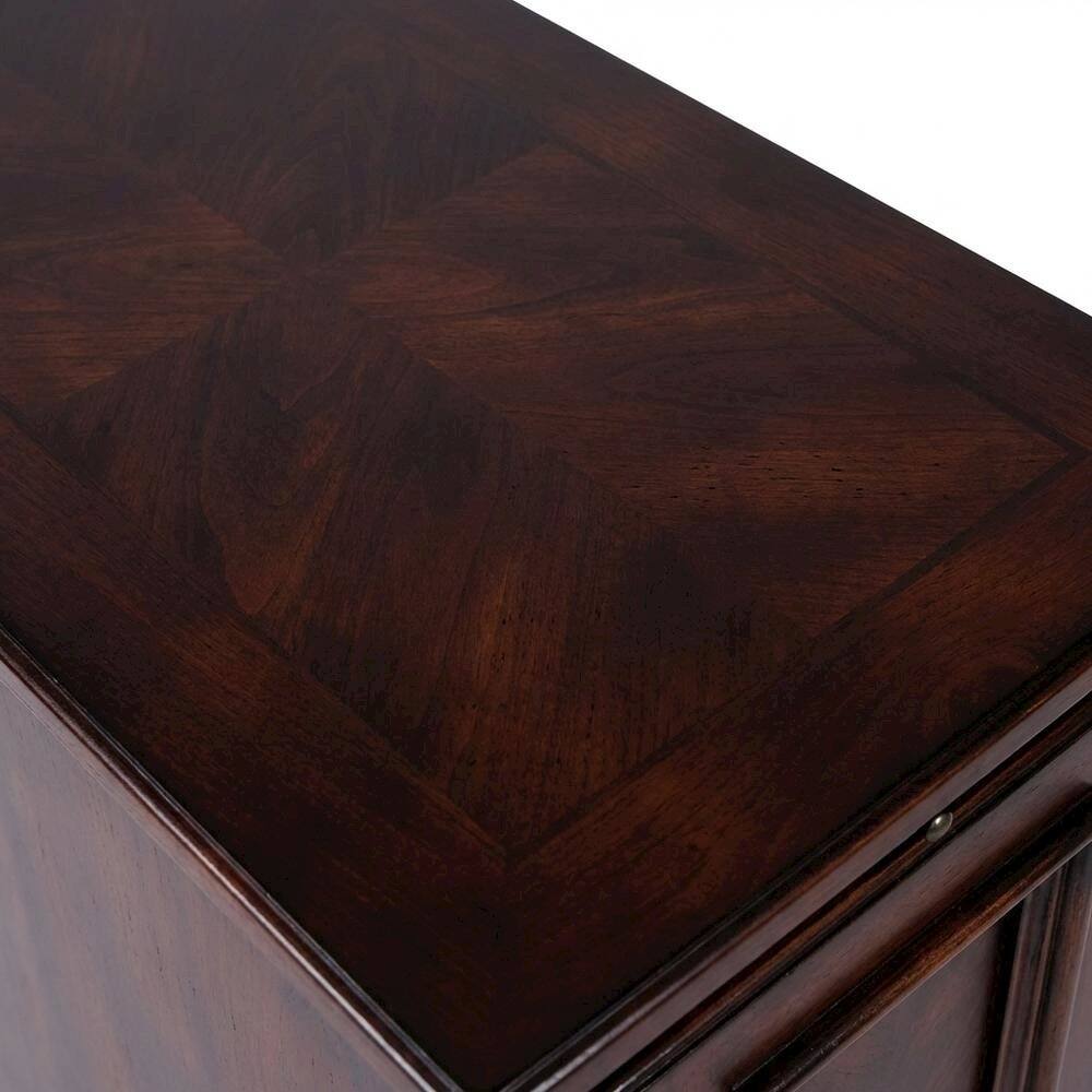 Alt View 2. Starlight Canyon Home - Transitional Chairside Chest with Storage - Dark Brown.