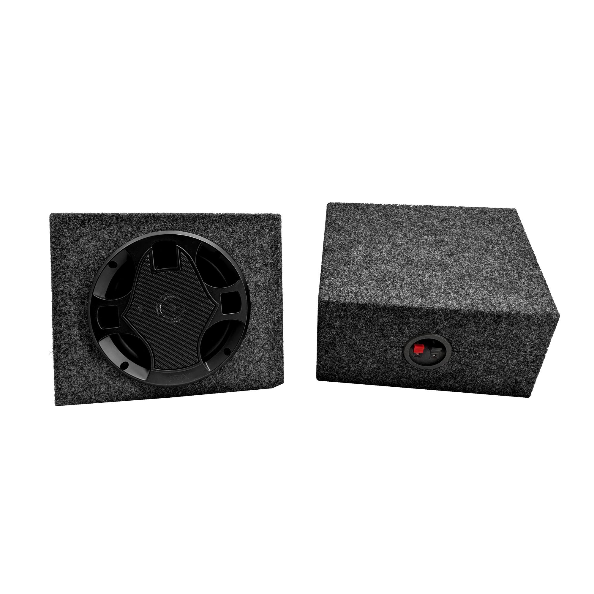 Alt View 2. SDX Audio - 6.5" 4-way Car Speaker System Hatchback Boxes - Black.