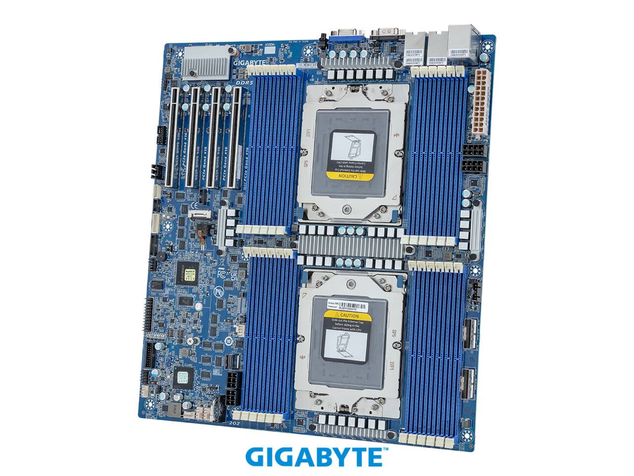 GIGABYTE DDR5 SR .N PUAD PCI He PNTD PO FM I PCIR 1 E ~ Aeas m dy P - - TE CAUTION E CE C PO  EI A CAUTION D T T Saon Al . t ... Z7F1 GIGABYTE