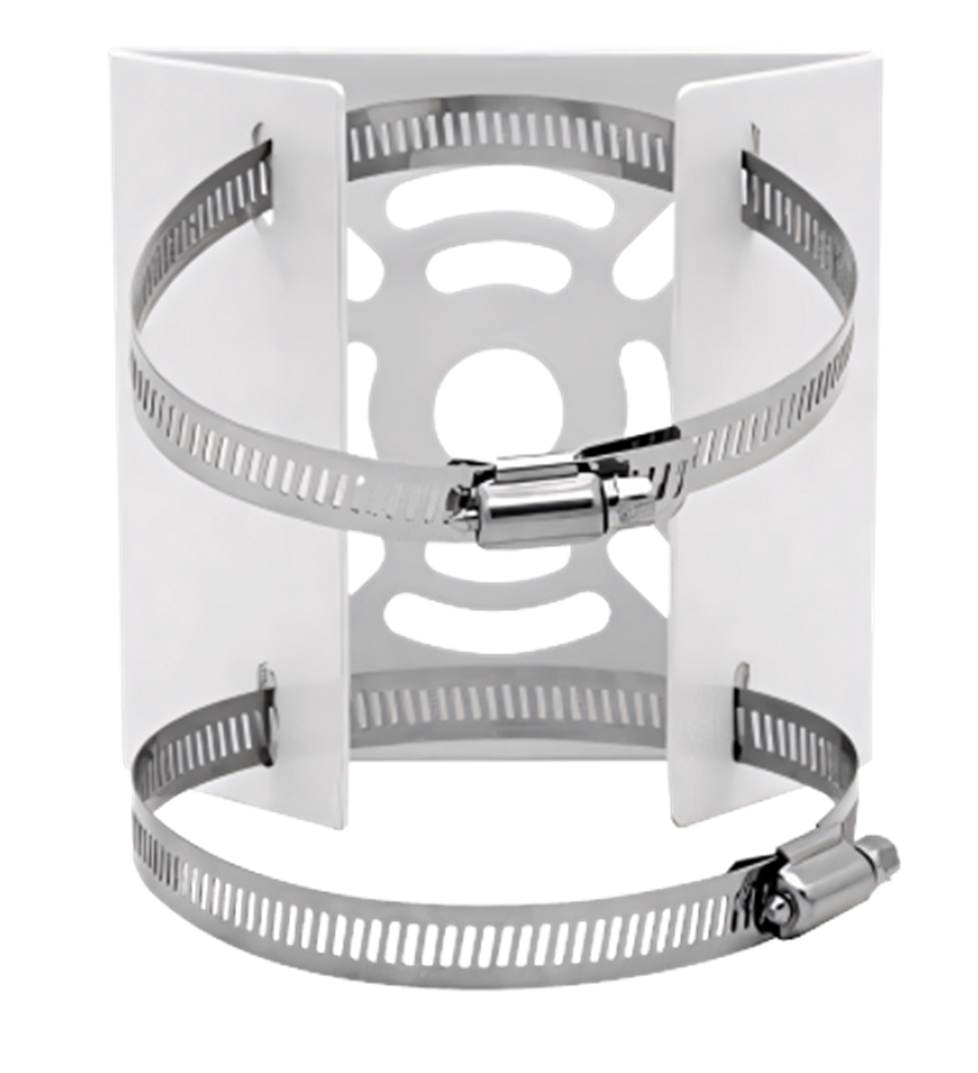 Alt View 11. Swann - Pole Mount for Security Cameras - White.