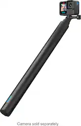 GoPro - 9ft (2.7m) Carbon Monopod Extension Pole - Black - Front_Zoom