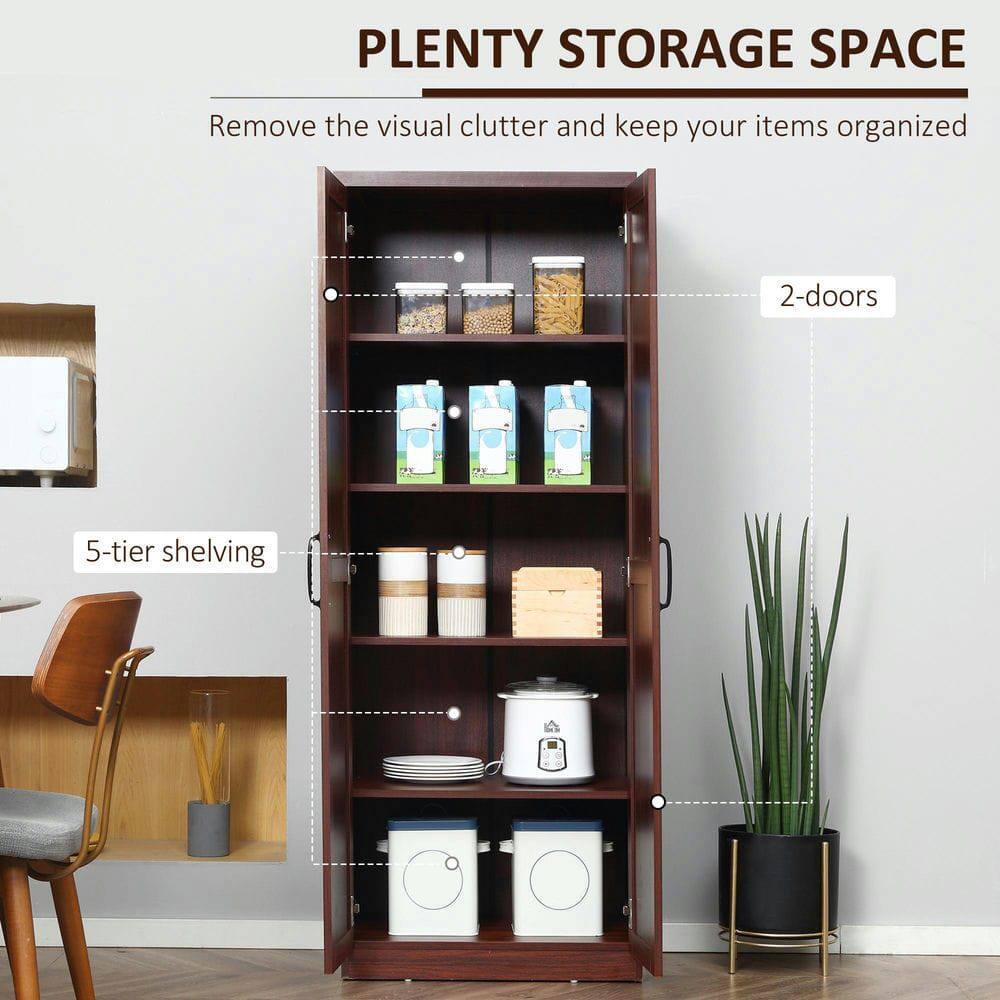 PLENTY STORAGE SPACE

Remove the visual clutter and keep your items organized

2-doors

5-tier shelving