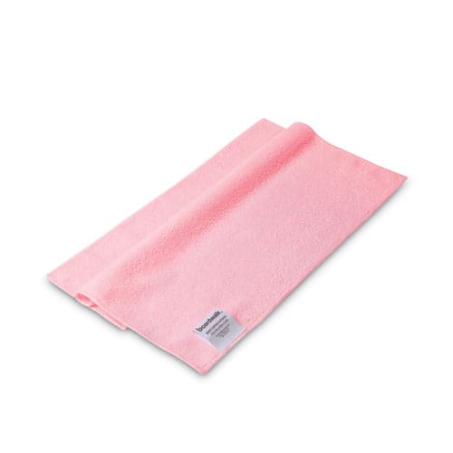 Boardwalk - Microfiber Cleaning Cloths, 16 x 16, Pink, 24/Pack