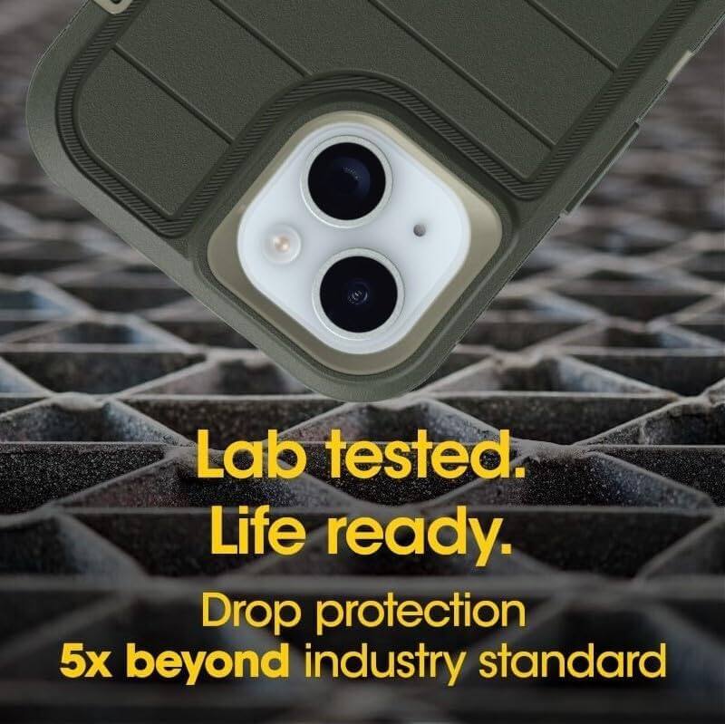 Lab tested.  
Life ready.  
Drop protection 5x beyond industry standard