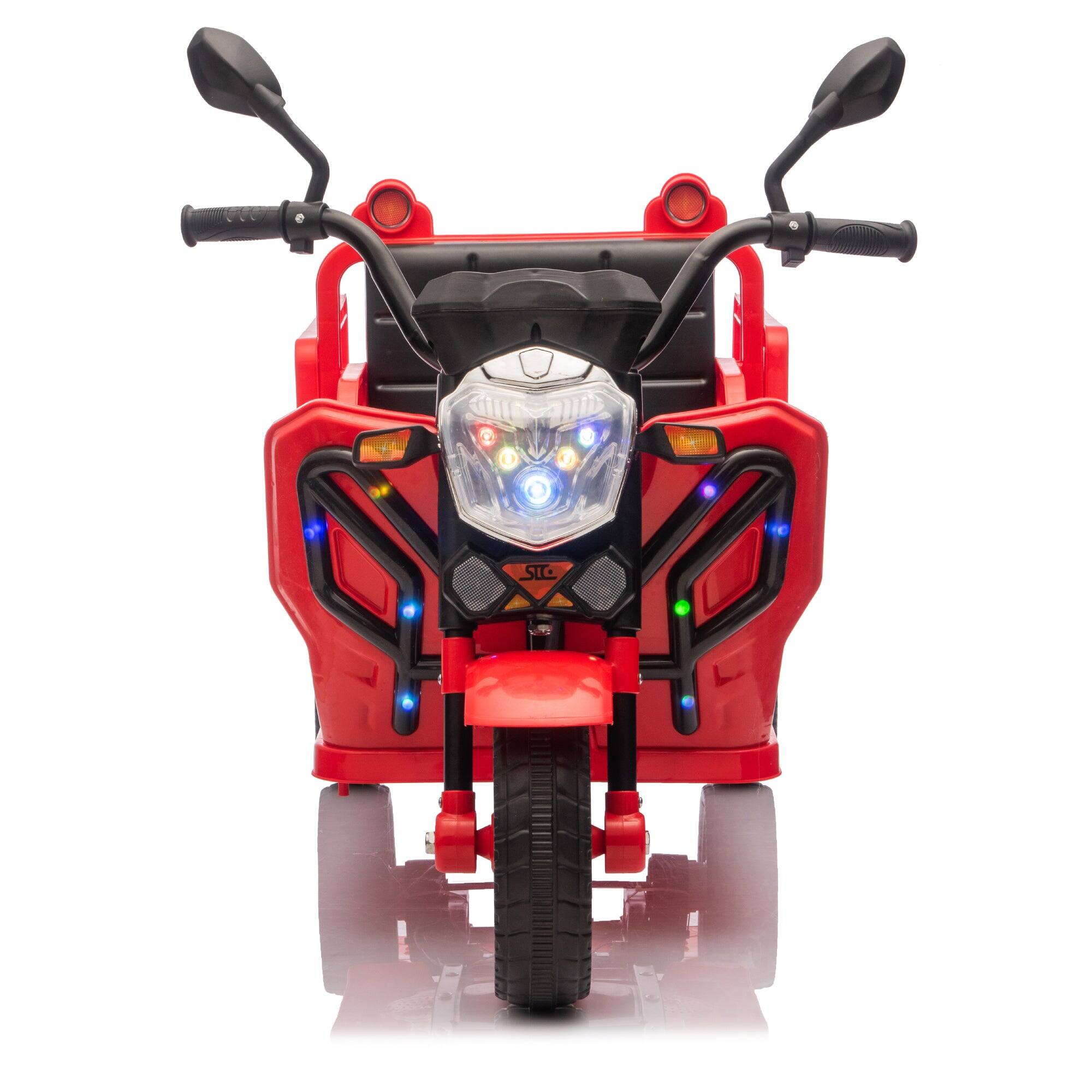 Alt View 1. Boyel Living - 3+ Red 12V Kids Ride On UTV Twin 25W Motors - red.