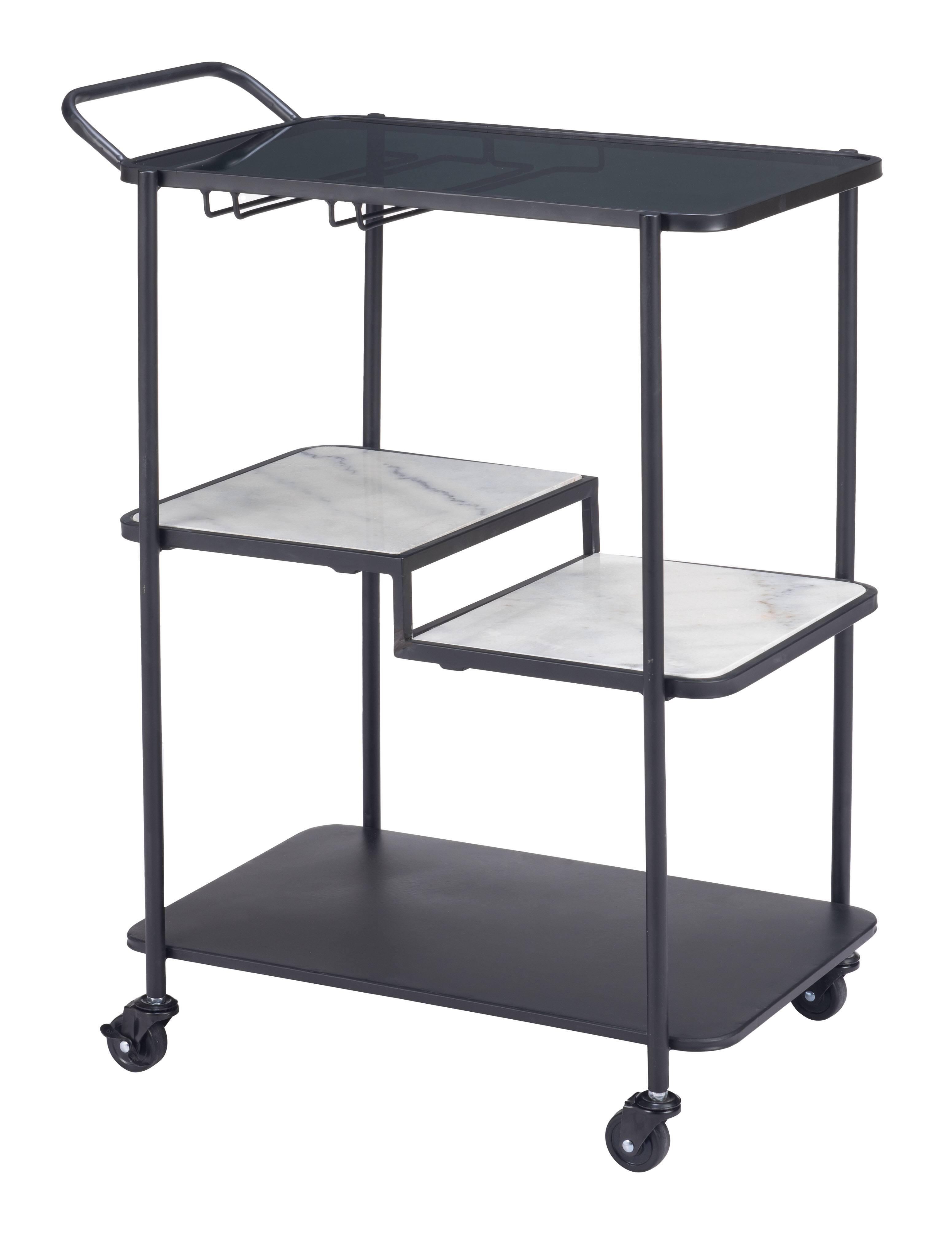 Hivvago - Constanza Bar Cart - Black