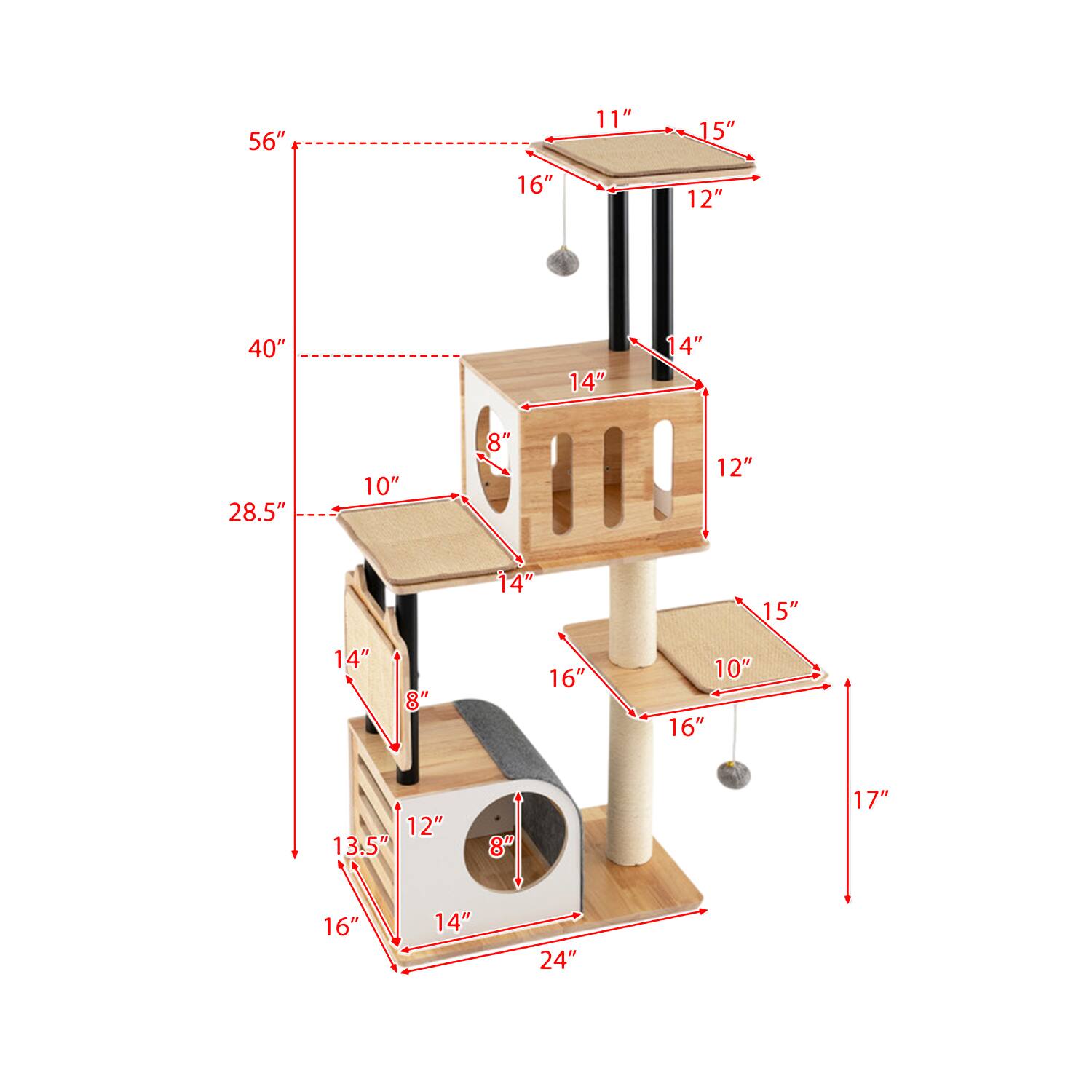 56" 11" 15" 16" 12" 40" 14" 14" 28.5" 10" 8" 12" 14" 15" 14" 8" 16" 10" 16" 12" 13.5" 8" 17" 16" 14" 24"