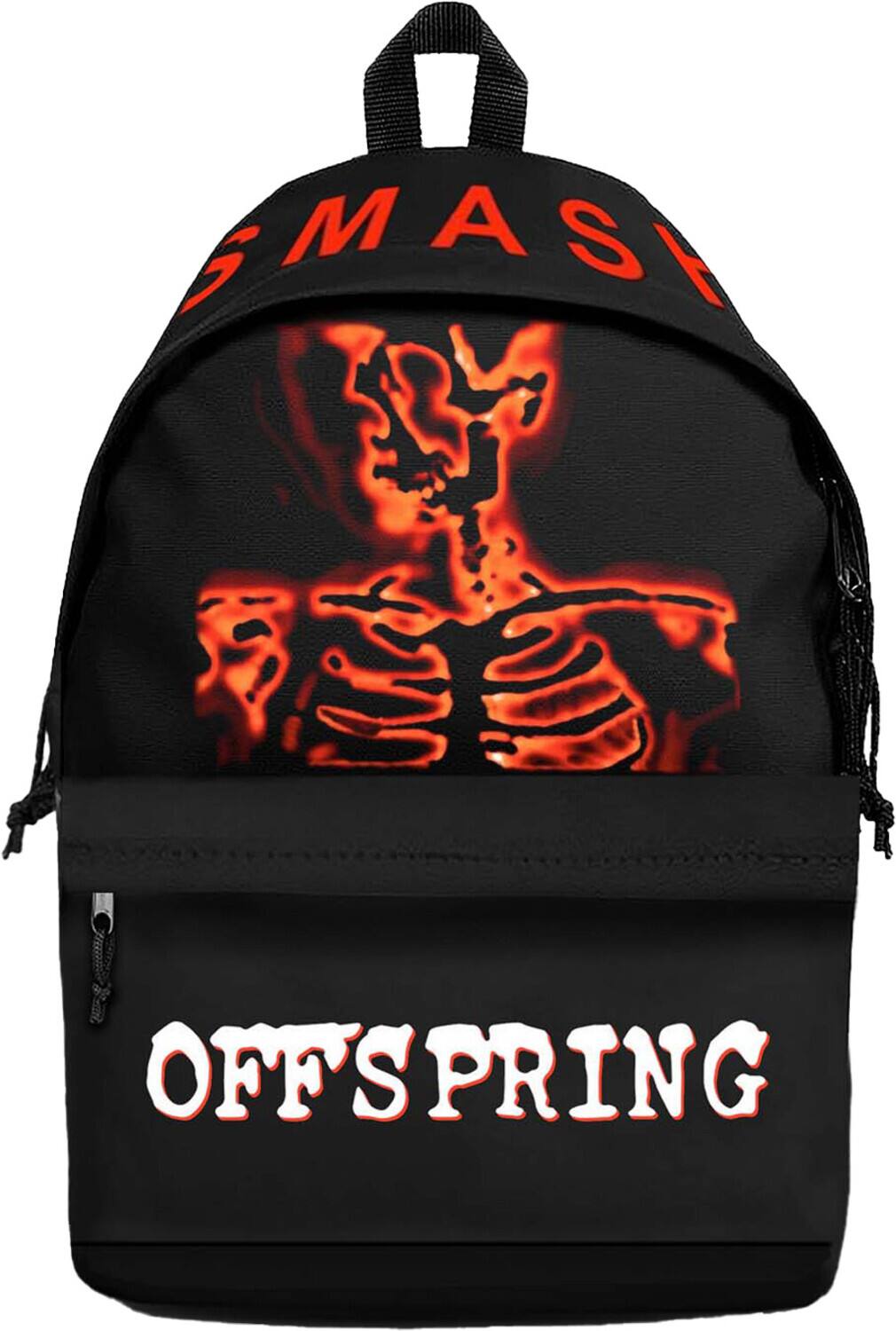 PopMarket - The Offspring - Rocksax - Offspring - Smash Logo - Daypack with Laptop Pocket (Black) - Multicolor