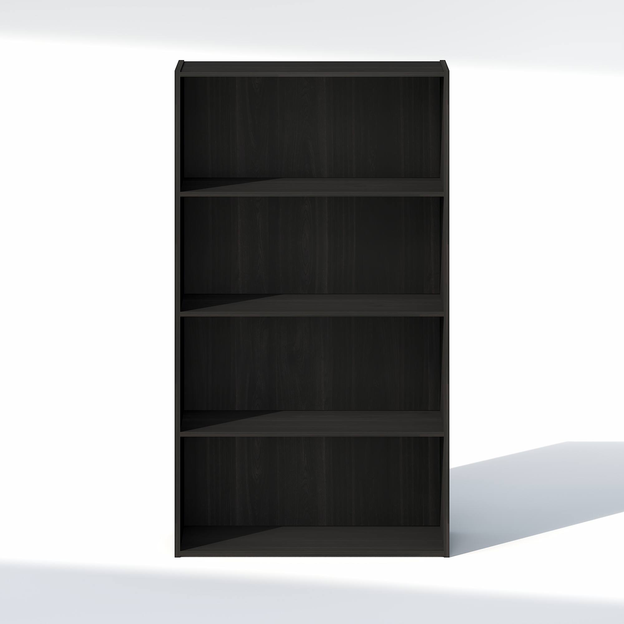 Alt View 5. Furinno - REED Closet Organizers and Storage, 4-Tier Closet Organizer, Closet Storage, for Wardrobe, Bedroom, Living Room - Espresso.