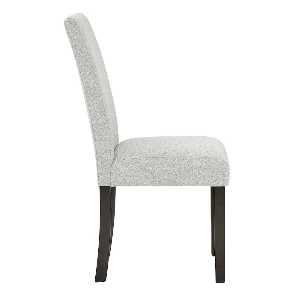 Alt View 1. New Classic Furniture - Carissa Wood Dining Chair in Stone (Set of 2) - Espresso/Gray.
