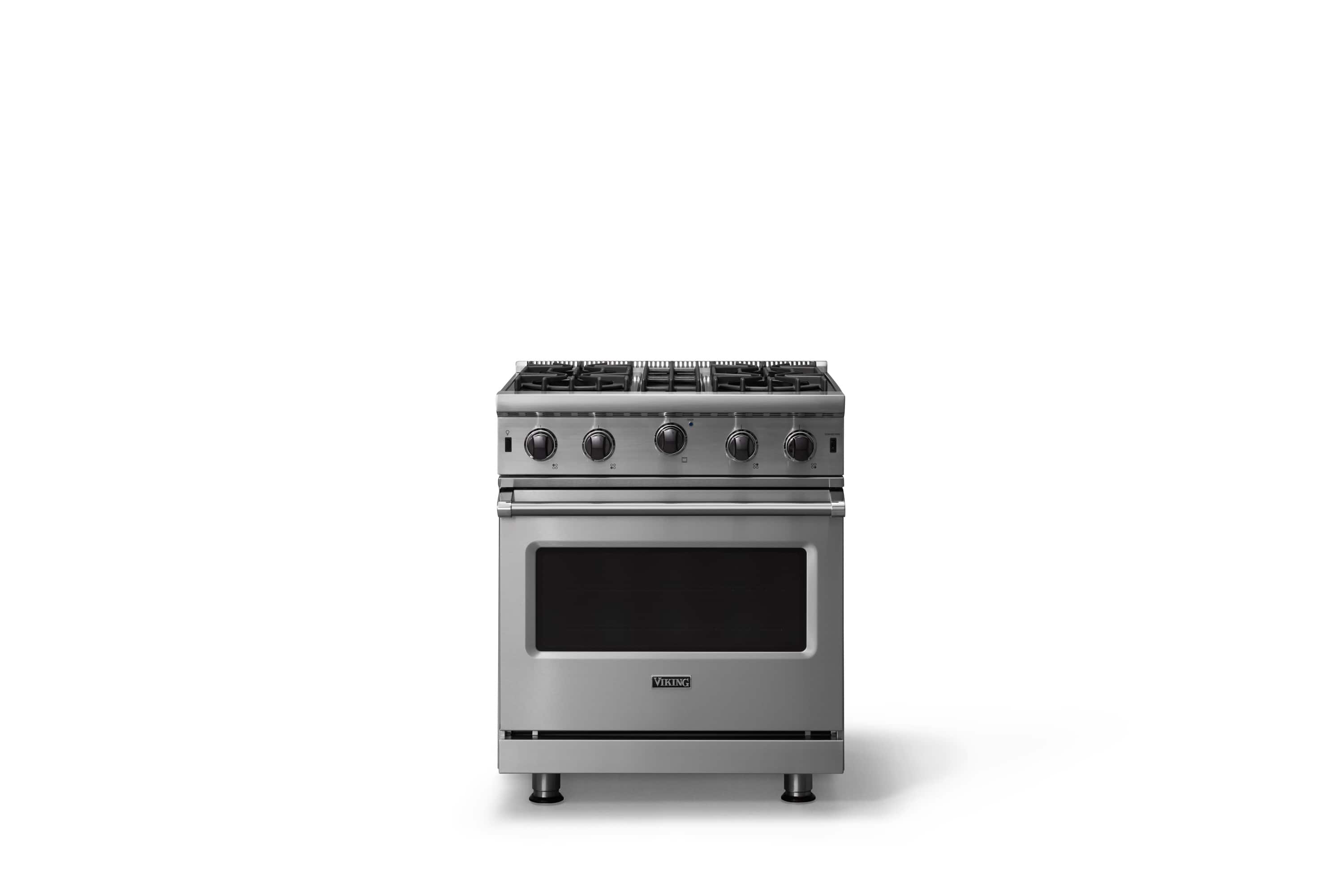 Viking - Professional 5 Series 4.0 Cu. Ft. Freestanding Gas Convection Range - Stainless Steel