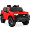 Front. Best Choice Products - Best Choice Products 12V 2.5 MPH Licensed Chevrolet Silverado Ride On Truck Car Toy w/ Parent Remote Control - Red - Red.