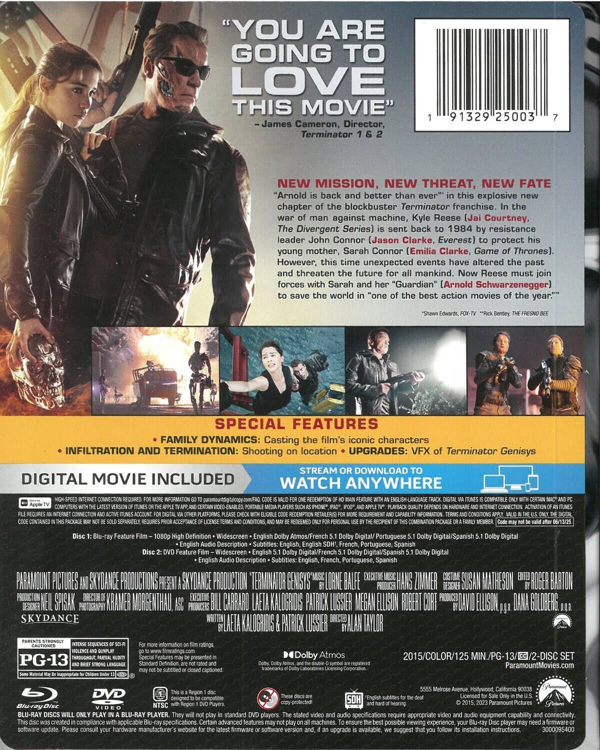 Alt View 1. Terminator Genisys (Steelbook)   - BLU-RAY.