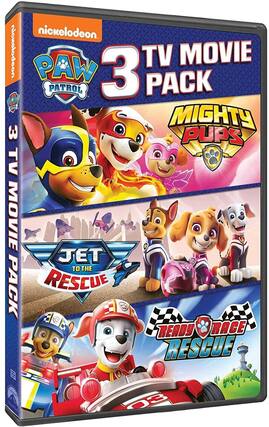 Front. Paw Patrol: 3 TV Movie Pack - DVD.