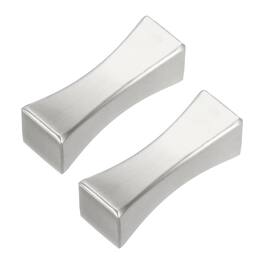 Unique Bargains - 2pcs Stainless Steel Chopstick Rest 2x0.7x0.66 Inch Tableware Tool for Spoon Fork Teaspoon Dining - Silver Tone