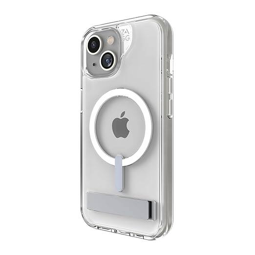 Front. ZAGG - ZAGG Crystal Palace Snap Always Clear Case Apple iPhone 15/14/13 - CLEAR - CLEAR.