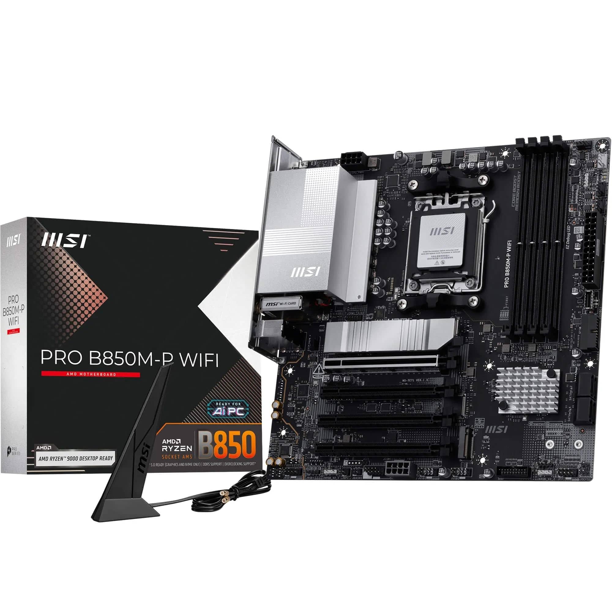 MSI PRO B850M P WIFI Gaming Desktop Motherboard - Best Buy