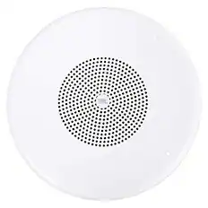 Front. JBL - JBL Professional CSS8004 Commercial Series 5-Watt Ceiling Speaker, 4-Inch, White - BLACK.