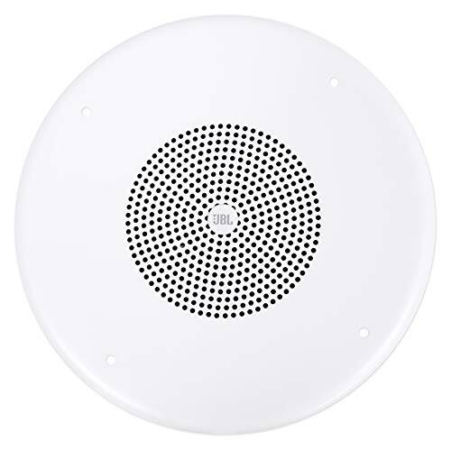 Front. JBL - JBL Professional CSS8004 Commercial Series 5-Watt Ceiling Speaker, 4-Inch, White - BLACK.