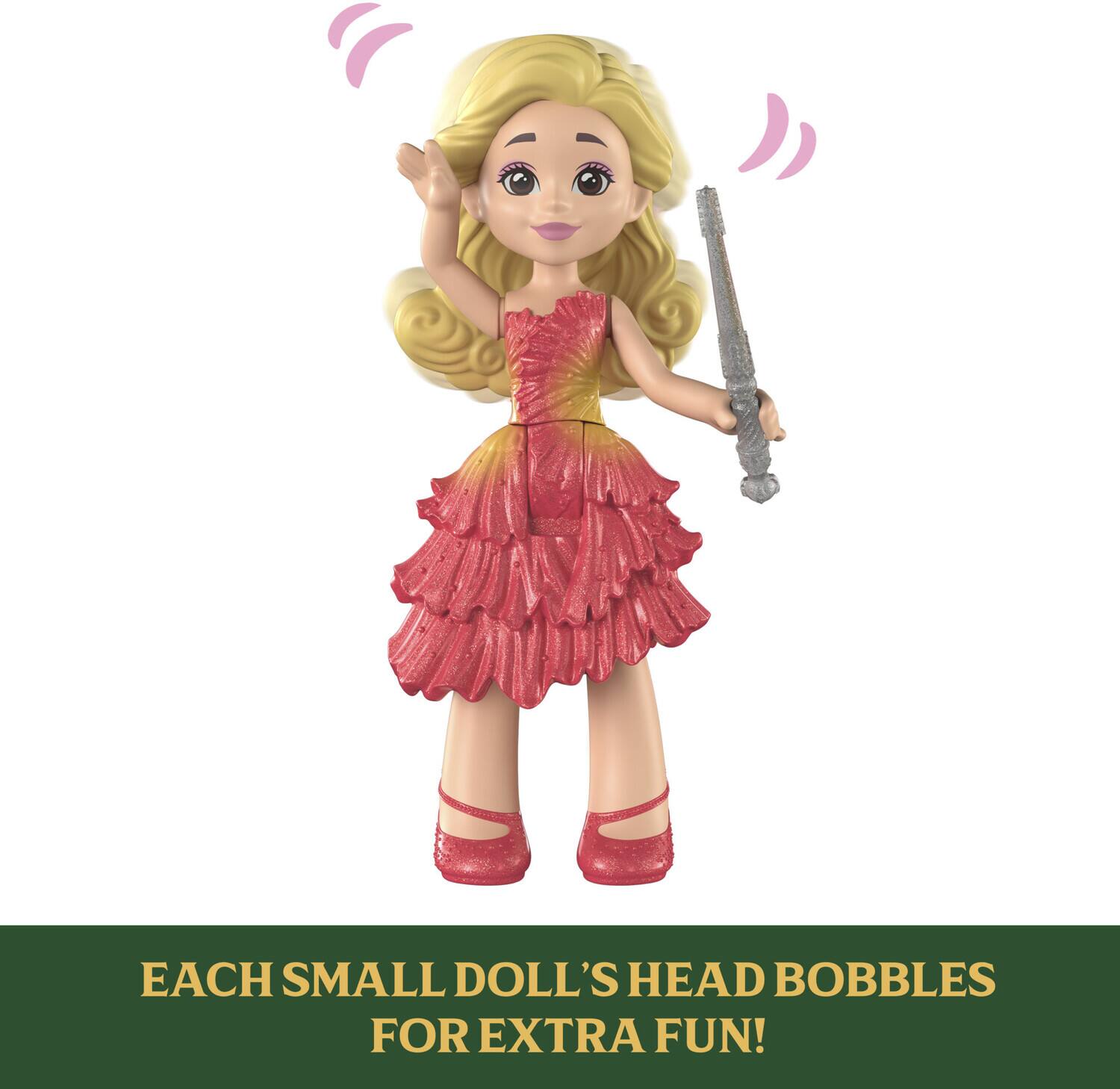 Each small doll's head bobbles for extra fun!