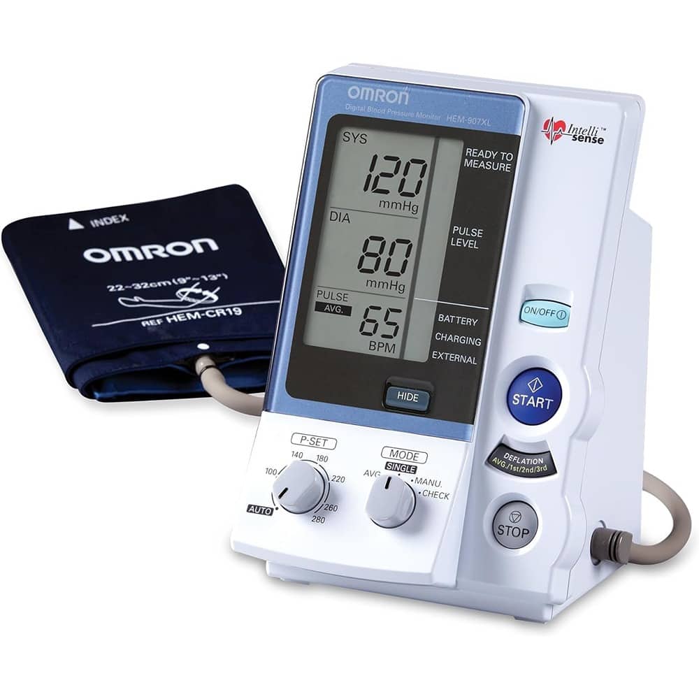 RTMB - Professional Digital Blood Pressure Monitor, Upper Arm Cuffs, Clinically Validated - White