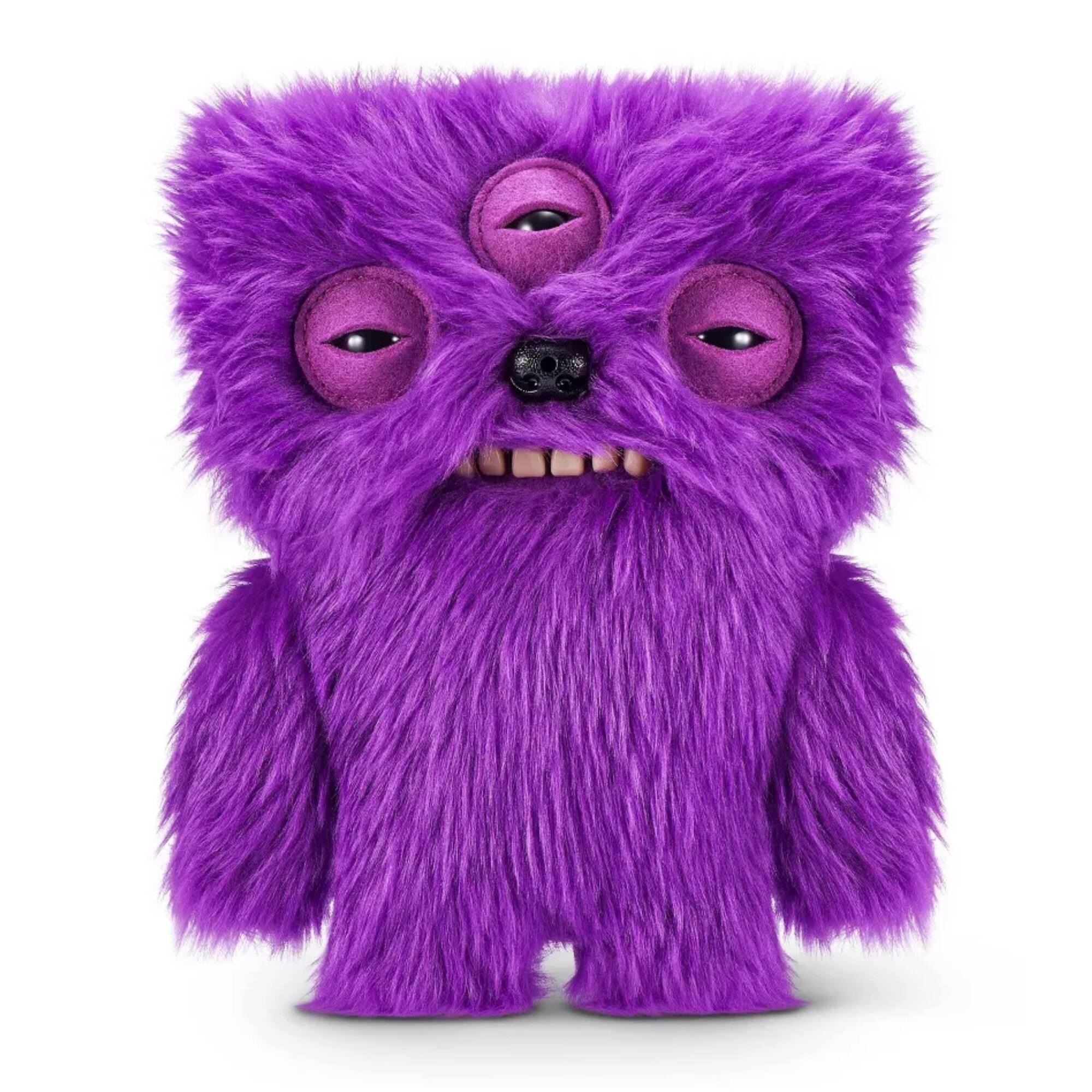 Front. Fuggler - Fuggler Fart Face Alien Stuffed Animal 9" - Long Pile - Assorted Pre-Pack.