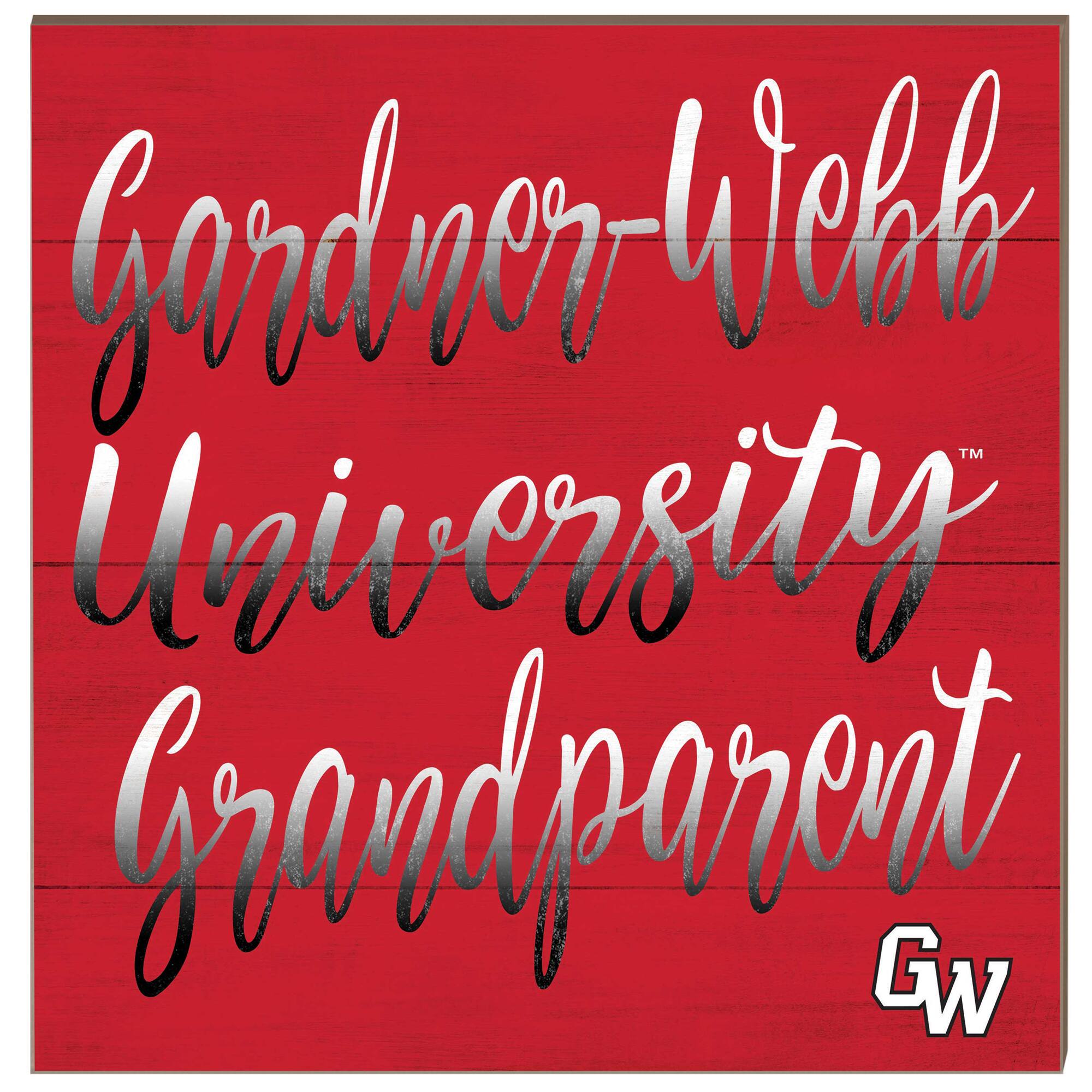 Gardner-Webb Bulldogs 10" x 10" Grandparent Wood Plaque