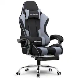 GTPlayer - Gaming Chair Breathable Fabric Ergonomic Computer Desk Chair - Purple